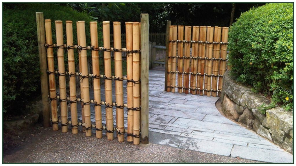 pagar dari bambu