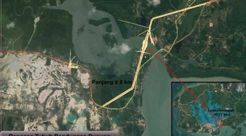 Bakal lokasi pembangunan Dam Busung