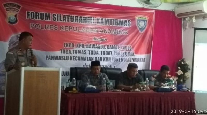Forum Silaturahmi Kamtyibmas Anambas