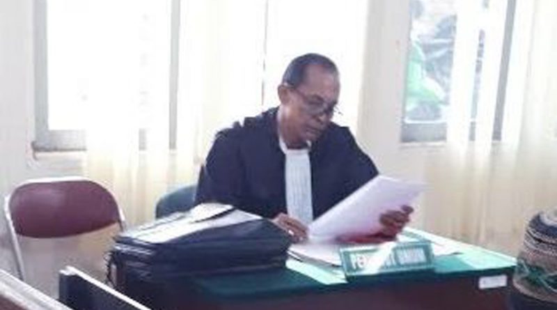 Jaksa yang menangani sidang Caleg PSI Kota Tanjungpinang