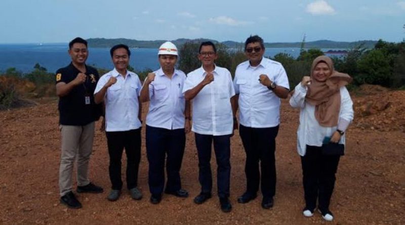 Tim Bina Marga Kementerian PU meninjau lokasi pembangunan Jembatan Batam Bintan