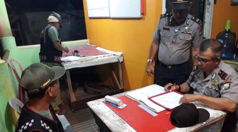Proses penilaian Lomba Pos Sistem Keamanan Lingkungan yang diprakarsai Polres Tanjungpinang