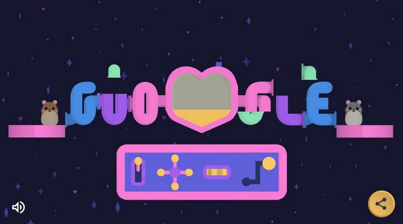Ada Game Mini Valentine di Google Doodle