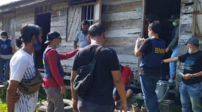 Kampung Narkoba di Tanjungbalai Dikepung, Polisi Amankan 9 Orang