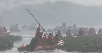 proses evakuasi korban jembatan india dilakukan hiu98