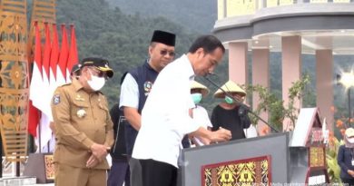Resmikan Bendungan Beringin Sila, Presiden Dorong Peningkatan Produktivitas Pertanian di Sumbawa