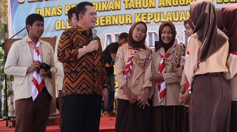 Resmikan Bangunan DAK SMAN 24 Kota Batam, Gubernur Kepri Singgung Kesejahteraan Guru dan Tenaga Kependidikan