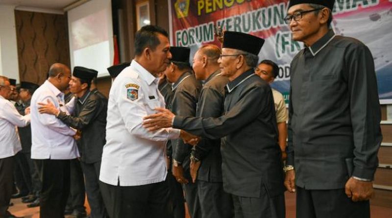 Gubernur Kepulauan Riau H. Ansar Ahmad menghadiri acara Pelantikan dan Pengukuhan Pengurus Forum Kerukunan Umat Beragama (FKUB) Kabupaten Karimun periode 2022-2027