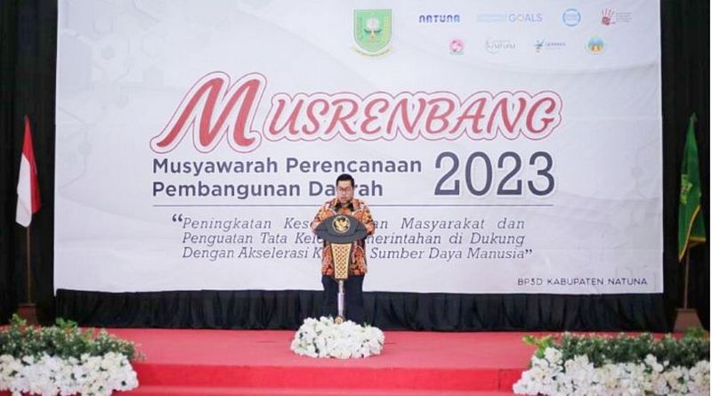 Hadiri Musrenbang Kabupaten Natuna Tahun 2023, Wakil Ketua I DPRD Natuna Sampaikan Pokok Pikiran DPRD