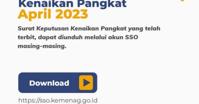 ASN Kemenag Bisa Download Mandiri SK Kenaikan Pangkat Mulai 1 April