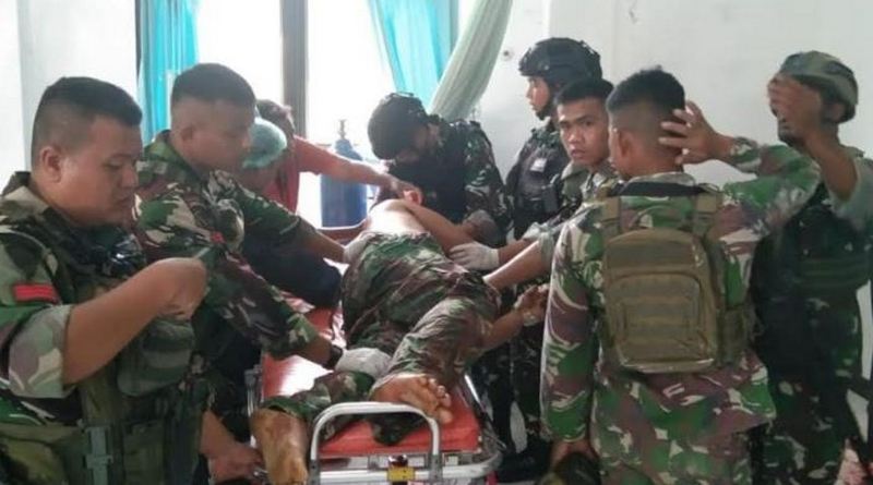 keslompok separatis di papua menyerang pos jaga satu prajurit gugur 99