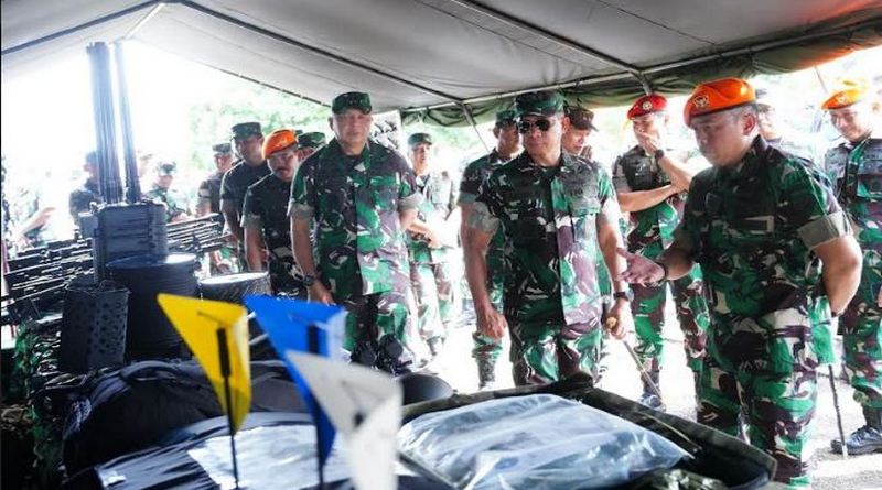 Panglima TNI Cek Kesiapan Pasukan Elite Baret Jingga Sat Bravo 90 8890